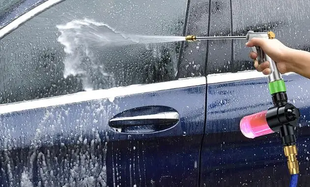 Высокое давление автомобиля стиральная машина телескопическая водопровод сильный давление очиститель со щеткой без отпаривания функция очистки