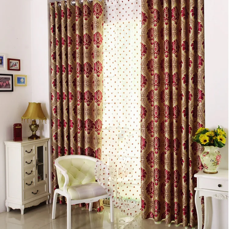 Дешевые жаккардовые европейские роскошные шторы для гостиной|curtains for|luxury