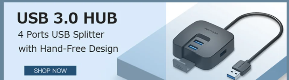 Vention высокоскоростной 4 порта USB 2,0 концентратор USB порт USB 3,0 концентратор портативный OTG концентратор USB разветвитель для Apple Macbook Air ноутбук ПК планшет
