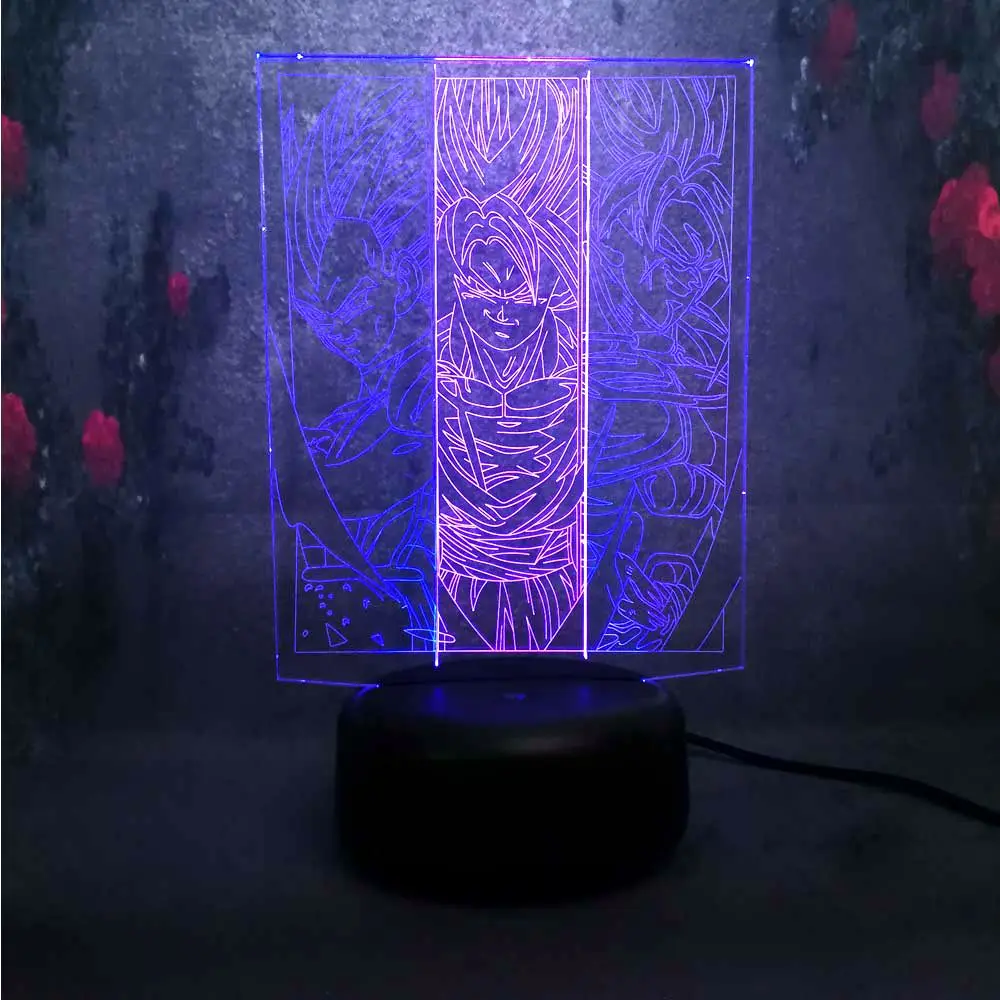 Новый Онлайн 3D лампа смешанного цвета LED сенсорный RC пульт дистанционного