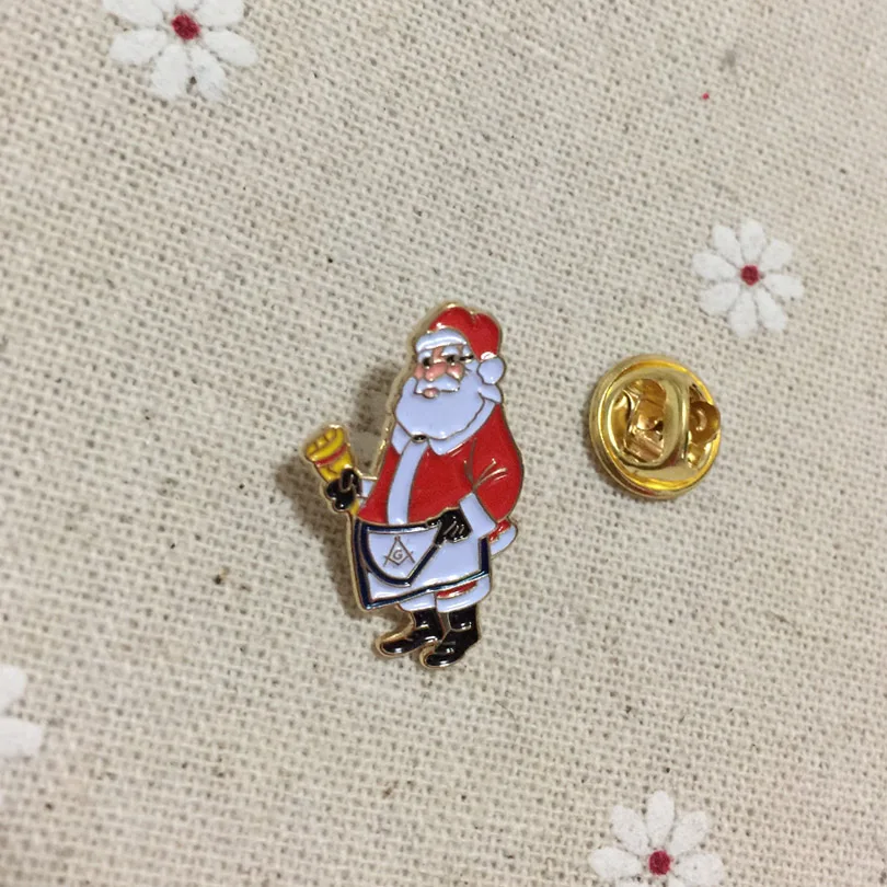 100pcs wholesale masonic Past Master Mason Apron Lapel Pin badge free masons xmas men enamel brooch metal craft | Дом и сад