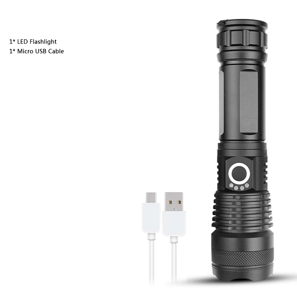 Package A XLamp xhp70.2 самый мощный светодиодный фонарик с usb-увеличением фонарь xhp70 xhp50 18650 26650 фонарик с перезаряжаемой батареей - Испускаемый цвет: Package A