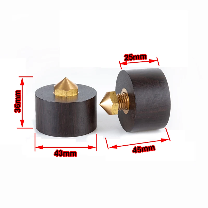 43 мм черное дерево Регулируемая Колонка Усилитель громкоговорителя