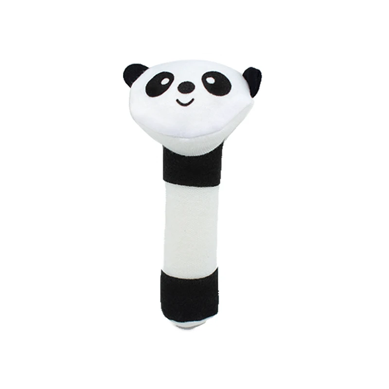 Panda Мягкая Плюшевая пищалка, пищалка, игрушка для маленьких собак, кошек, котенок, щенок, свинья, Лев, тигр, обезьяна, жевательная игрушка для домашних животных - Цвет: Panda