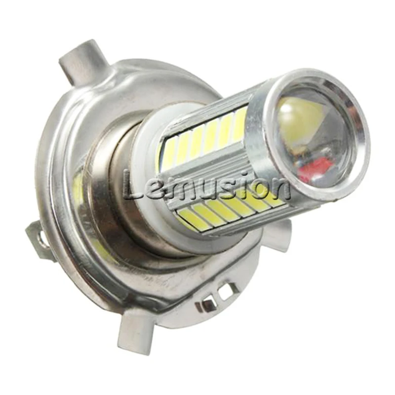 1X Белый высокой мощности 33 LED H4 SMD5630 дневной свет автомобиля светодиодные