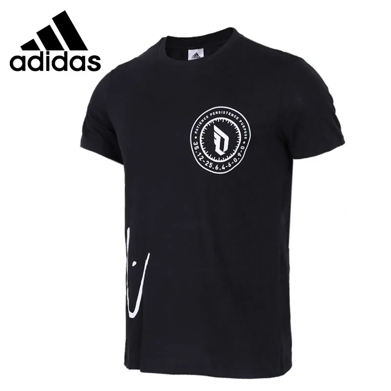 Оригинальное новое поступление 2018 мужские футболки Adidas спортивная одежда с