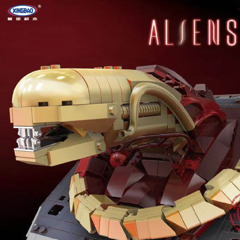 XINGBAO 04002 830 шт подлинные креативные MOC серии инопланетянин набор образовательных строительных блоков Кирпичи игрушки модель