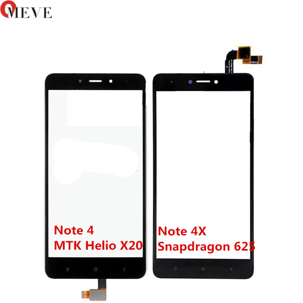 5 дюймовый ЖК дисплей с сенсорным экраном дюйма для Xiaomi Redmi Note 4 4X сенсорная панель