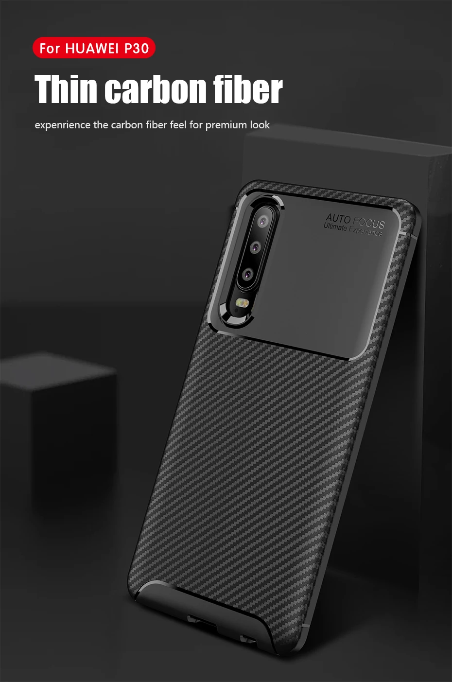 Ikrsses чехол для Huwei P30 Pro чехол Роскошный Углеродный волокно ультра тонкий силикон Мягкие TPU чехол для Huwei P30 P30 lite чехол телефона
