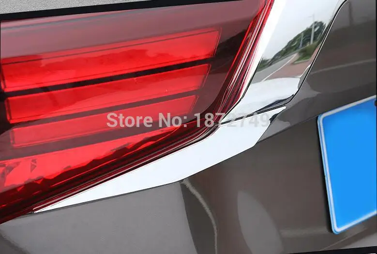 2 шт./компл. Задние световые полосы из АБС Хромированного Пластика внешний задний