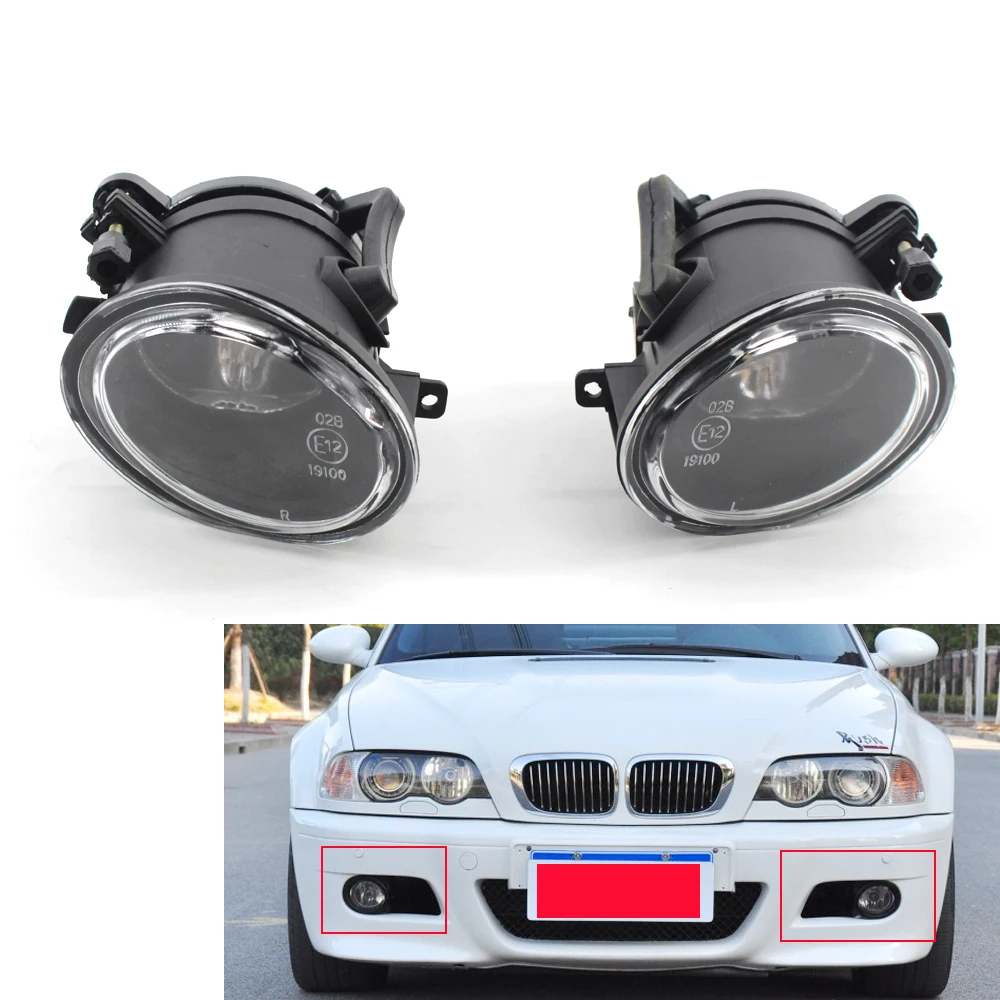 

Car FOG LIGHT Fit fot BMW E46 M3 01-05 E39 M5 99-02 No BULBS