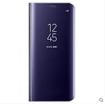 Purple Для samsung Galaxy S8 S8+ плюс вертикальный зеркало защиты оболочки телефон крышка чехол для телефона G955F SM-G950F мечта SM-G955F SM-G950U - Цвет: Purple
