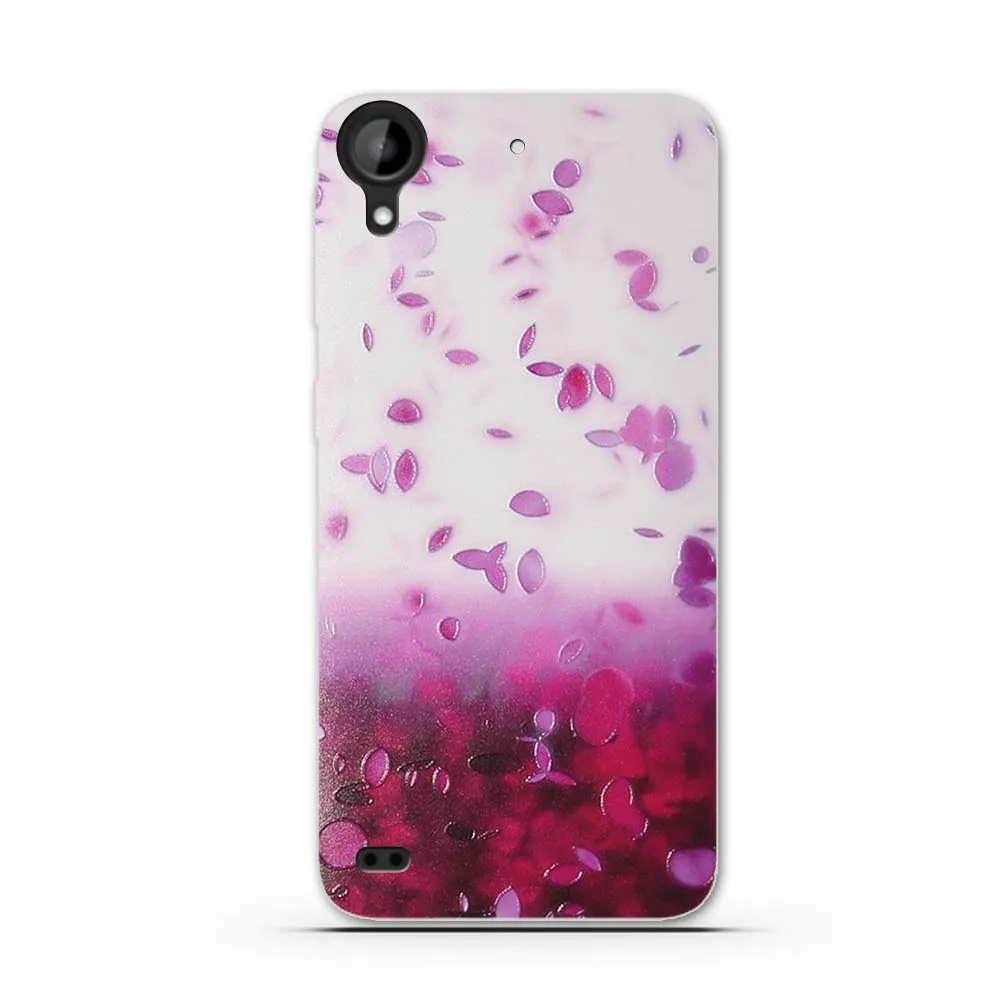 Роскошный силиконовый чехол с принтом для HTC Desire 530 Capa 3D цветами телефона мягкий
