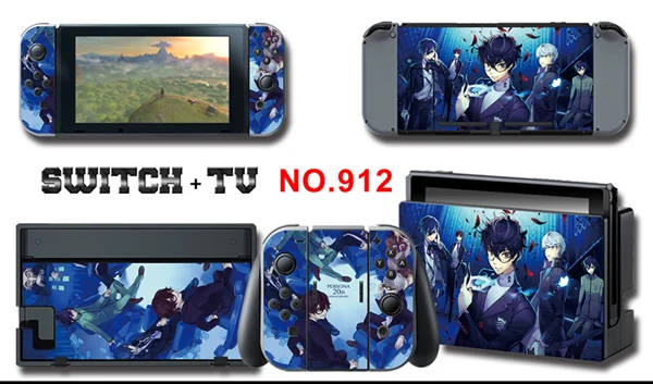 912 Skin Sticker Защитник винил кожи Стикеры для игры PS5 пленка кожи Стикеры для nintendo переключатель НС консоли+ контроллер+ подставка держатель стикеры s - Цвет: 912 Skin Sticker