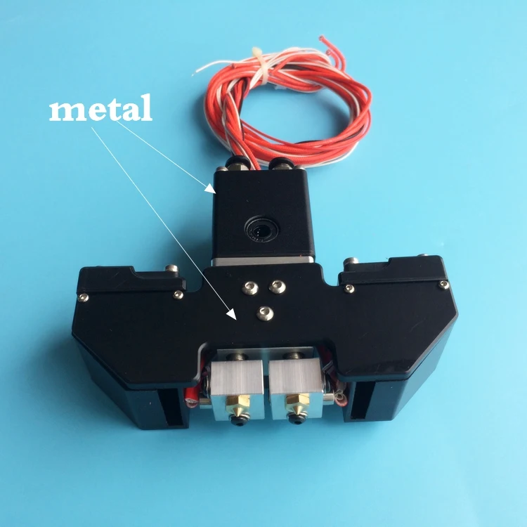 Новый дизайн! Ultimaker 2 + расширенный 3 экструдер для 3D принтера Chimera с двойной