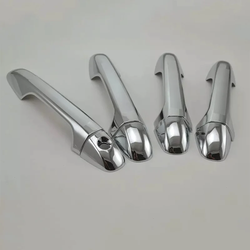 Аксессуары для автомобилей Внешнее украшение ABS хром LHD боковая дверная ручка