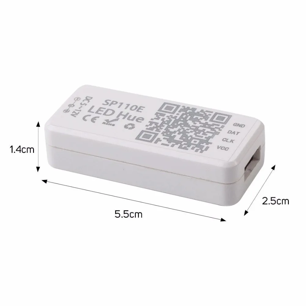 WS2812B SK6812RGB SK6812RGBW Bluetooth SP110E мини Управление Лер IOS/Android App 1024 Пиксели DC5V 12V|Контролеры