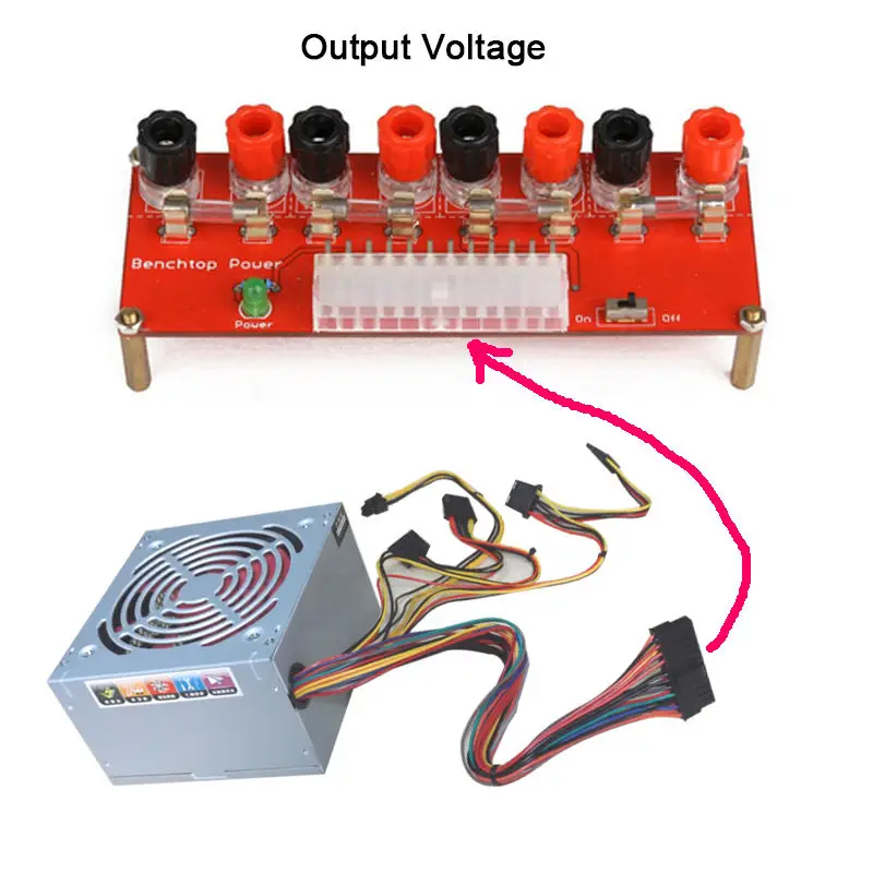 Новое поступление электронная схема 24 контакта ATX Benchtop компьютерная плата