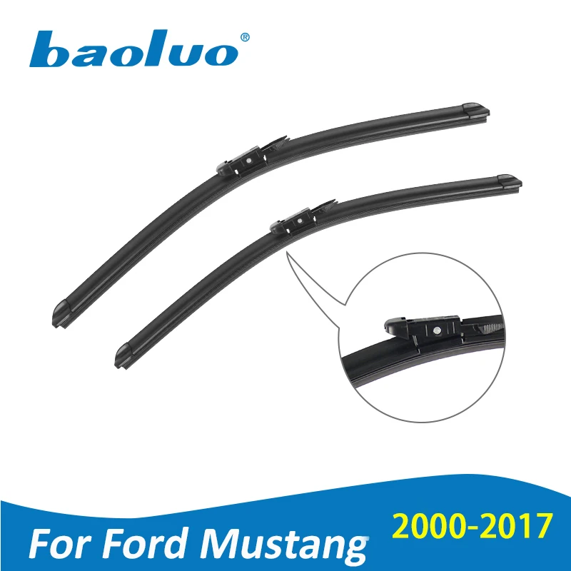Baoluo стеклоочистителей для Ford Mustang 2000 2017 натуральный каучук лобовое стекло