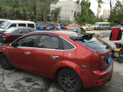 Osmrk Неокрашенный задний спойлер из АБС пластика для ford focus 2006 2012|rear spoiler|spoiler roofrear