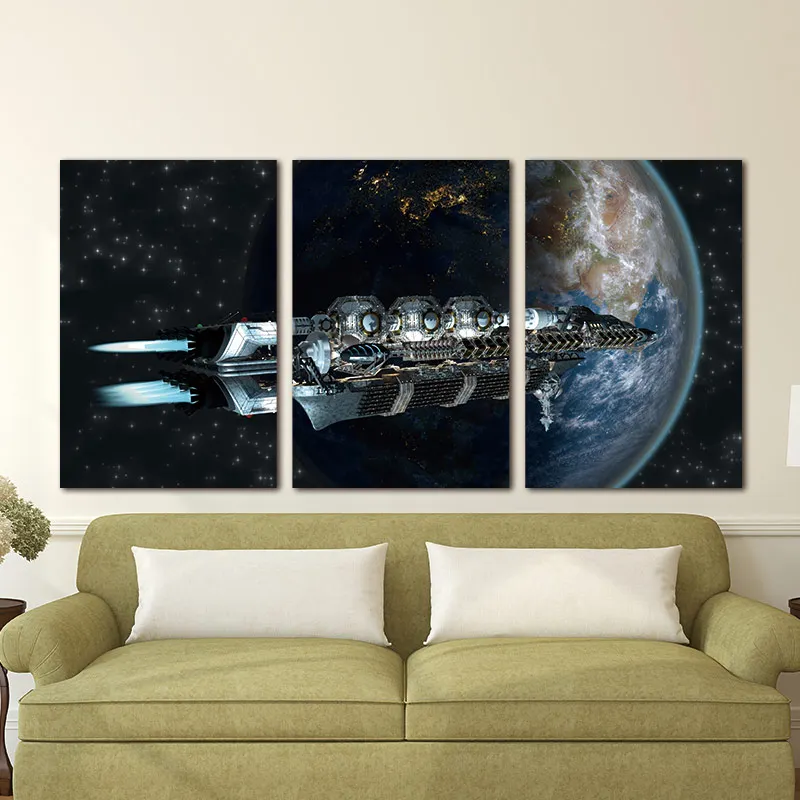 Модульные картины из 3 частей печатные Звездные войны штурмовик постер фильма