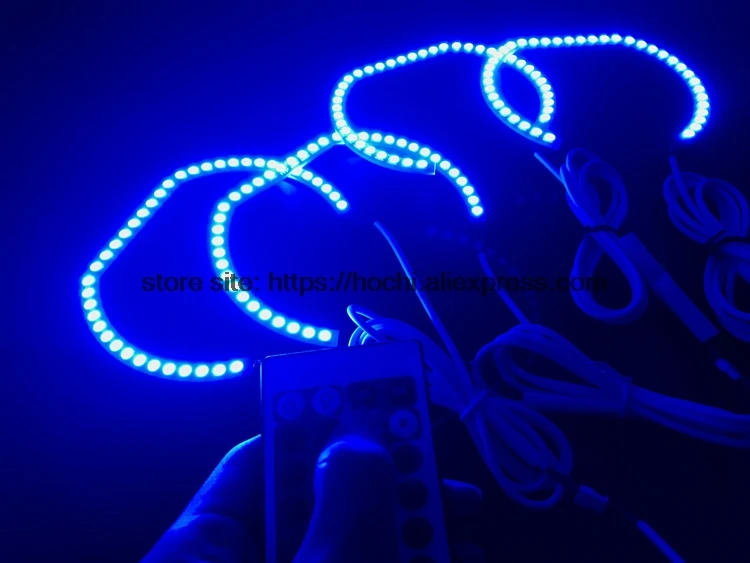 HochiTech RGB разноцветный светодиодный комплект колец ангельские глазки суперяркий