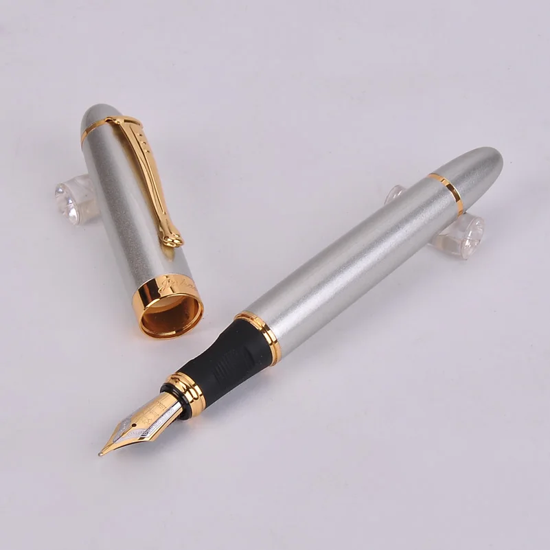 Подлинная Jinhao 450 перьевая ручка полностью Металлическая Золотая Роскошная ручка с зажимом 22 цвета 0,5 мм перо Iraurita бизнес школьные принадлежности
