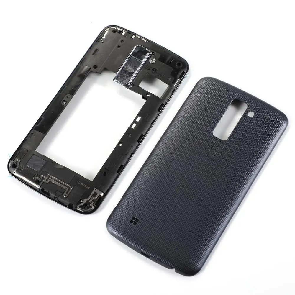 Для LG K10 2016 средняя рамка корпуса + задняя крышка аккумулятора|Корпусы и рамки для