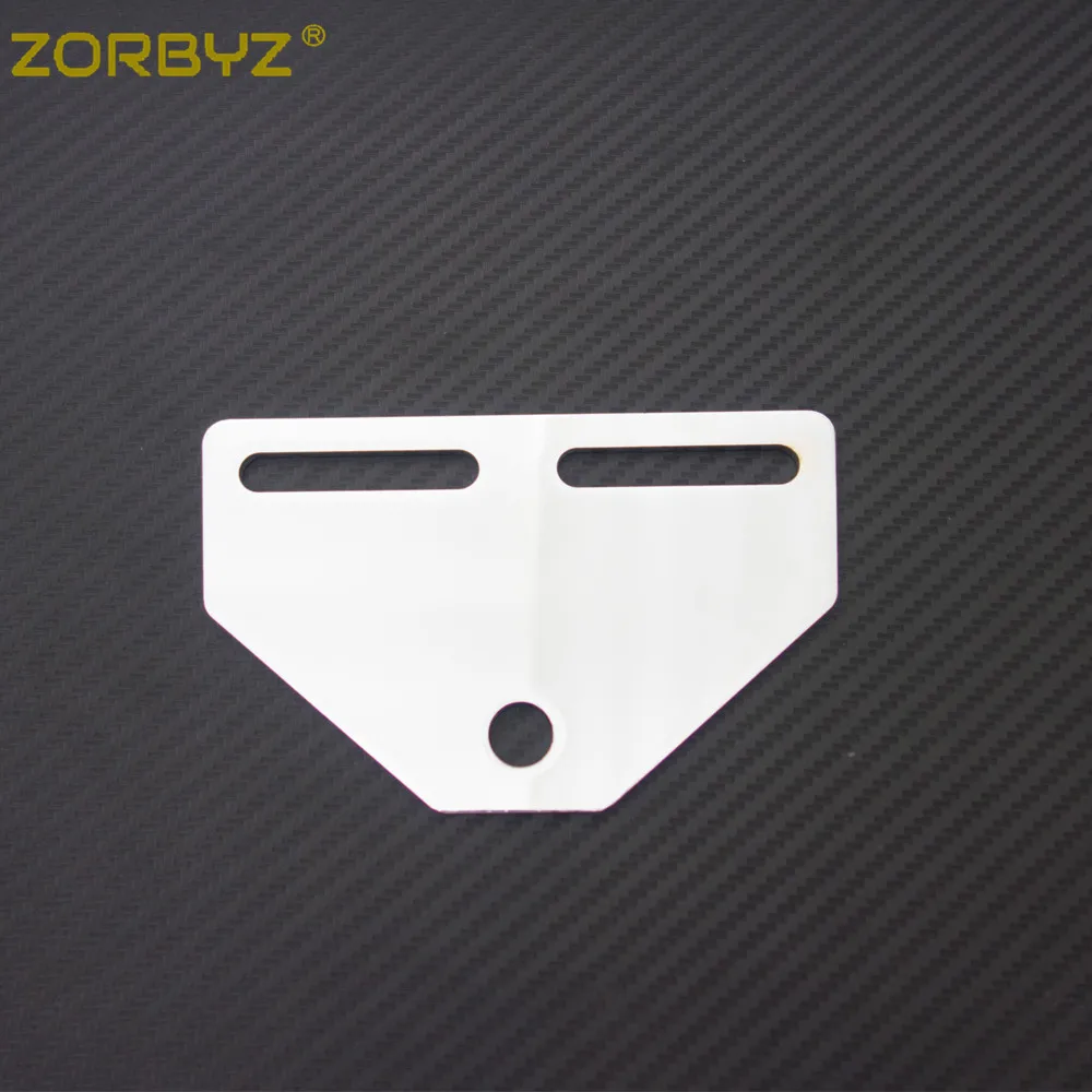 ZORBYZ Универсальный мотоциклетный хромированный Кронштейн для фары Нижний зажим