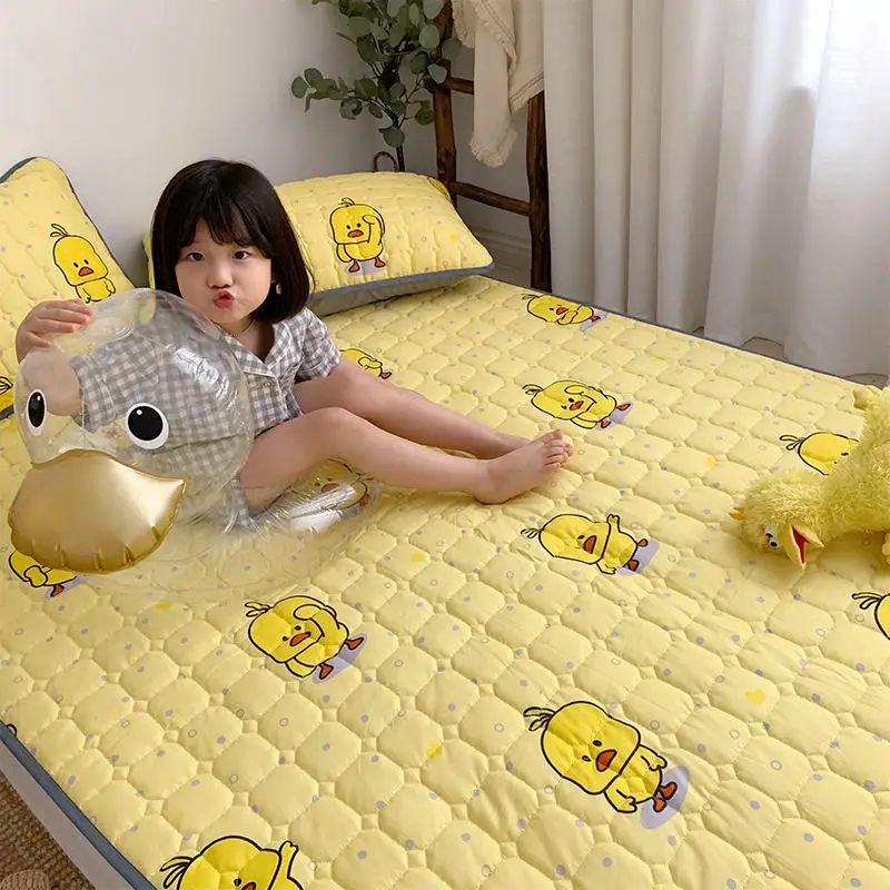 1 шт. матрас желтого цвета в мультяшном стиле|Наматрасники| |