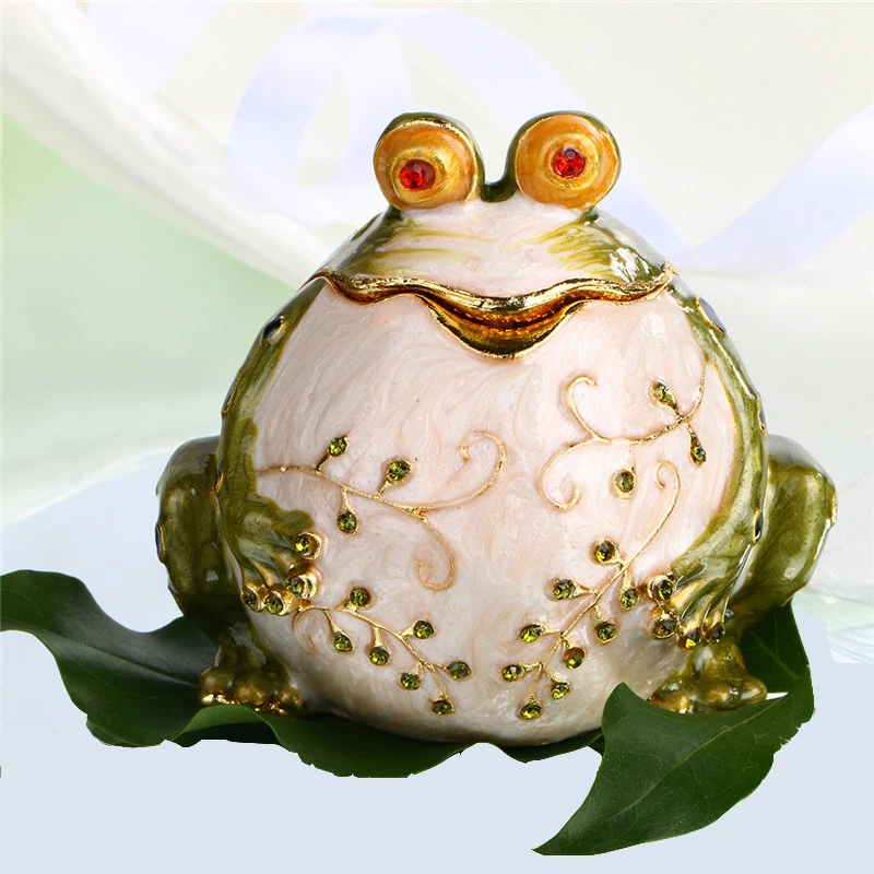 H & D ручная Раскрашенная на петлях Коробка безделушка держатель для свадебных