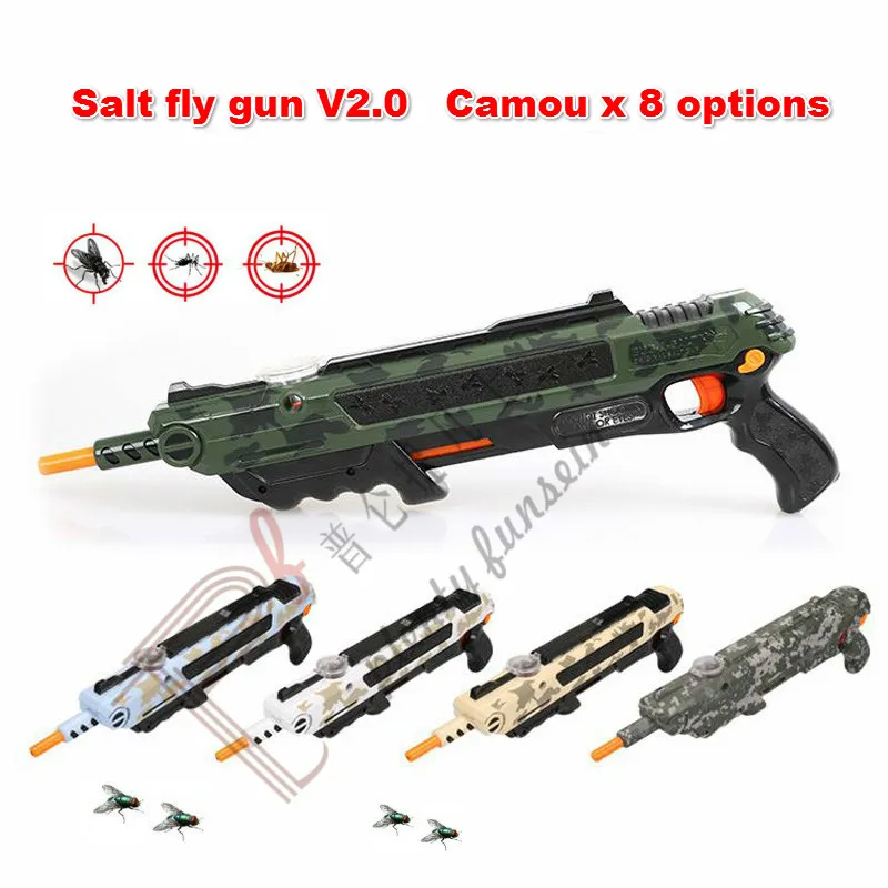 8 камуфляжных солевых пистолетов убийца насекомых лужайка сад шутер Бастер муха