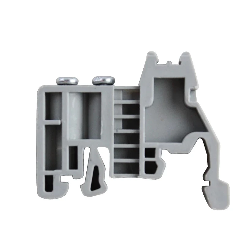 10 шт./лот Универсальные клеммные блоки Концевая пробка din рейка винтовой зажим