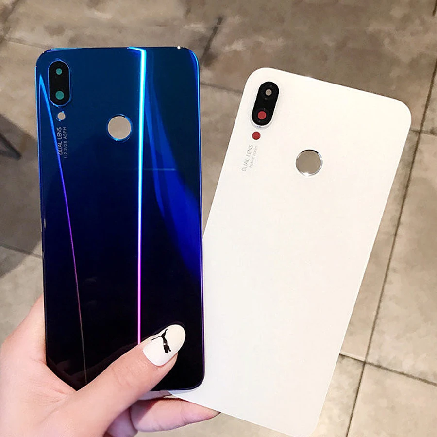 Оригинальная 3D стеклянная задняя крышка батарейного отсека для huawei nova 3i nova 3i(P Smart+) Крышка батарейного отсека Крышка дверного корпуса Запасные части рамка камеры