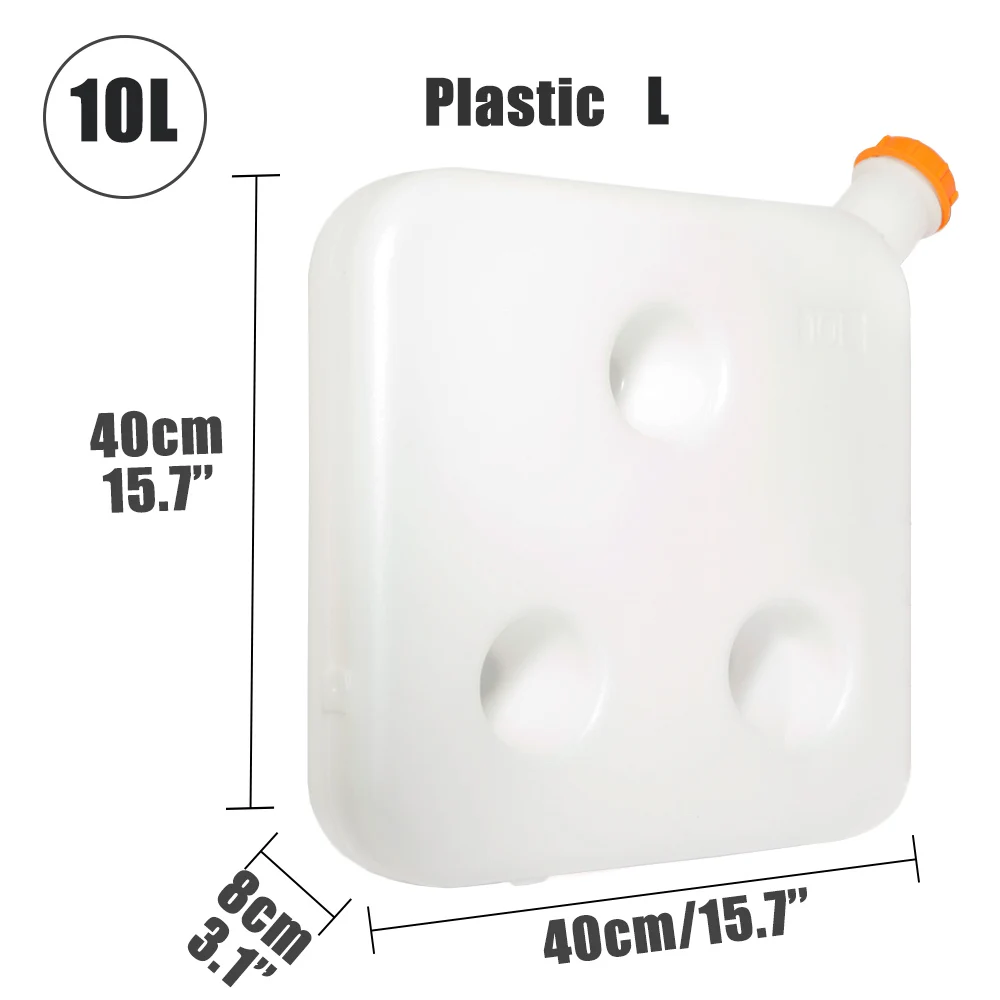 FT-01-10L TopAuto 5L 8.8L 10L 15LТопливный Бак для Отопителей Webasto Eberspacher Пластик Канистра Для Топлива Автомобильный Обогреватель Дизельный Нагреватель для Автомобиля Грузовик Караван Лодка Аксессуаллы - Цвет: FT-01-10L