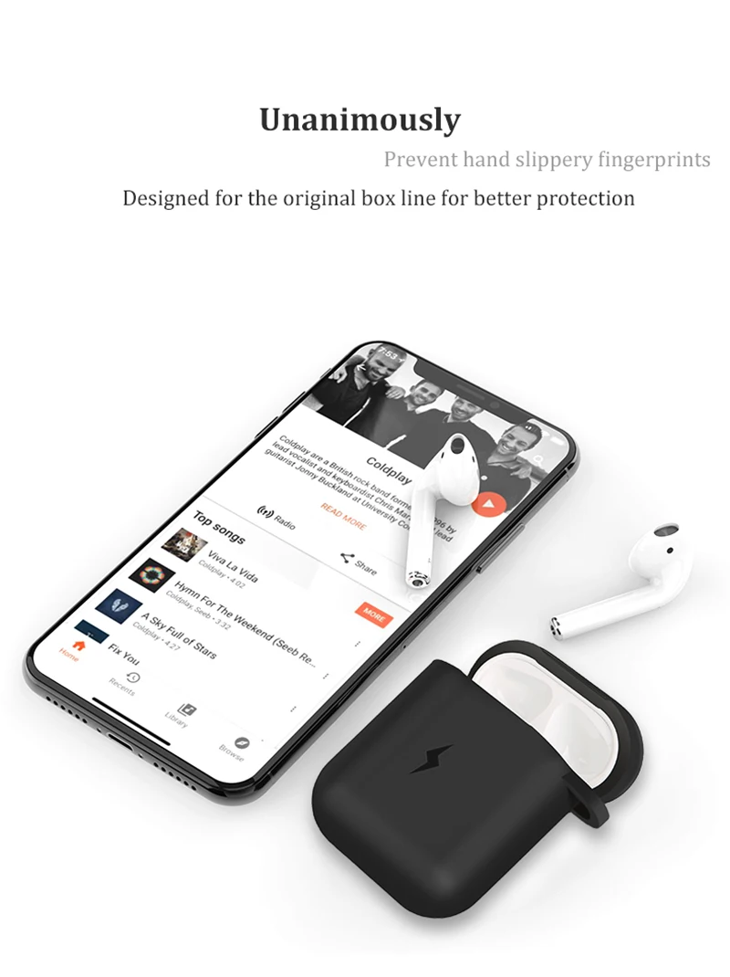 Suntaiho для Airpods чехол Qi Беспроводное зарядное устройство для Apple airpods крышка Беспроводная зарядка наушники чехол для наушников сумка i12 i13