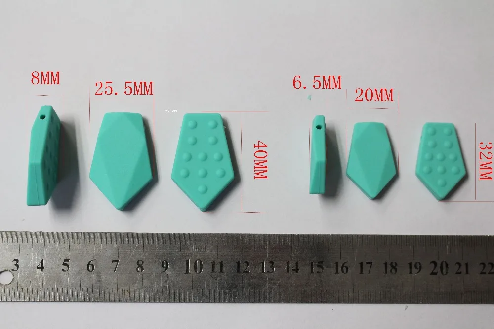 Силиконовые Прорезыватели для зубов 5 пар в комплекте|necklace beads|pendant beadsteething necklace |