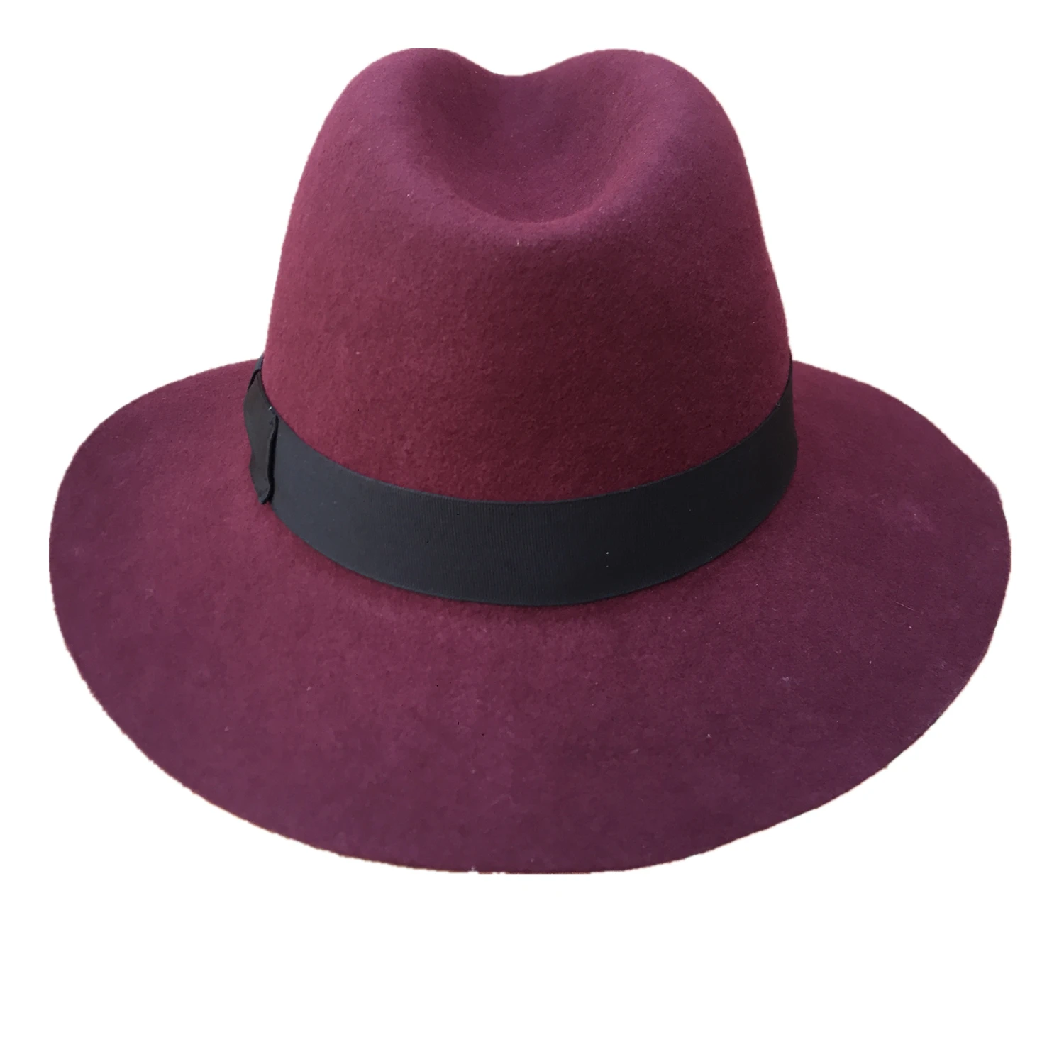 Red Fedora Hat For Men Women  Felt Material Cap