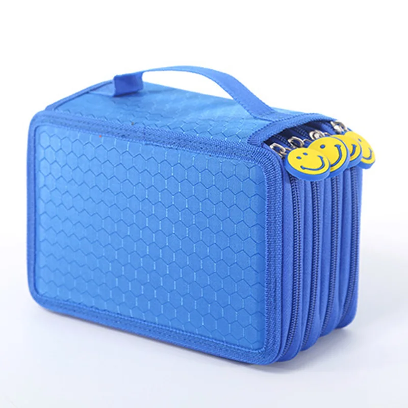 Чехол для карандашей из ткани Оксфорд 72 держателя 4 слоя|box school|pencil case boxpencil |