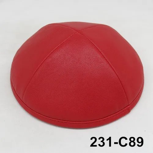 FauxLeatherKippot19cmKippaYarmulkeKipaJewishCapKippahKulliesBeaniesJewishHatSkull | Аксессуары для одежды