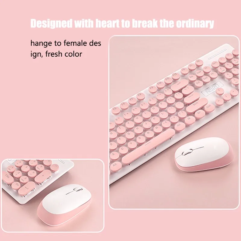 Gaming Wireless Keyboard Mouse Combos Steampunk 104 Keys 2.4Ghz USB Waterproof Mechanical Feeling For Desktop Laptop | Компьютеры и