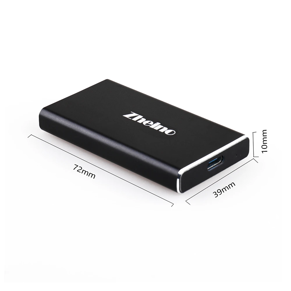 Zheino USB3.1/TYPE-C SSD 512GB внешние твердотельные накопители с функцией OTG внешний накопитель Алюминиевый Чехол