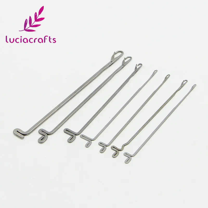 Lucia crafts 7 смешанных размеров герметичный крючок для вязания крючком инструменты для вязания крючком иглы DIY Швейные аксессуары 7 шт./лот J0129