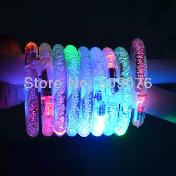 Бесплатная доставка 2 шт./лот разноцветный светящийся браслет модный