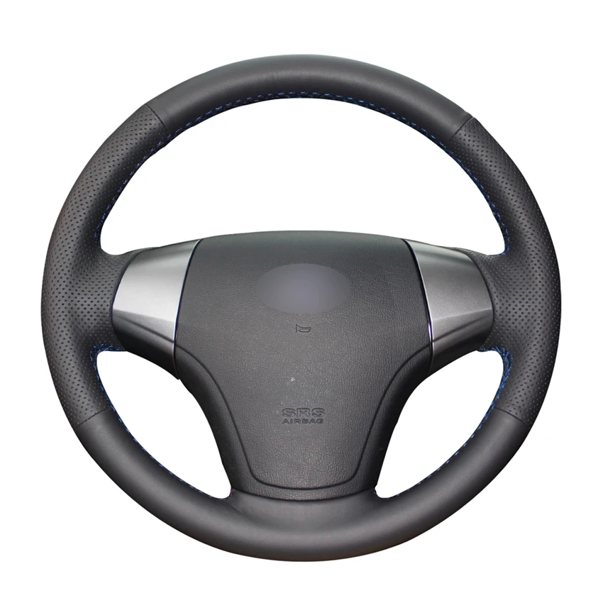 Сшитые вручную Черные Аксессуары из искусственной кожи для Hyundai Elantra 2008 2009 2010 |