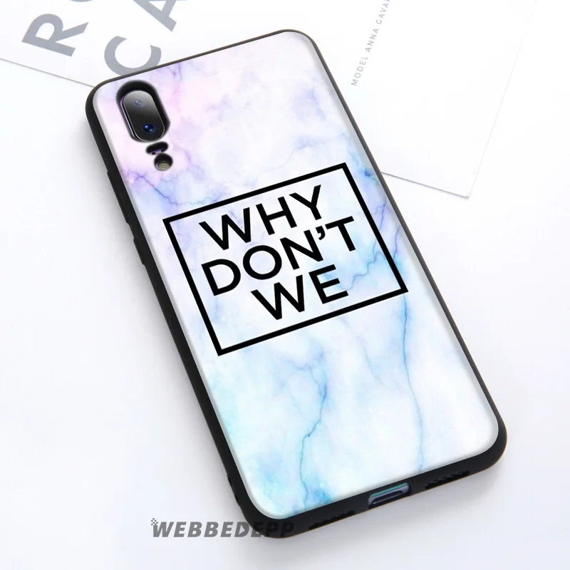 WEBBEDEPP Why Dont We Bands мягкий чехол для Huawei P30 P20 Pro P10 P9 Lite 2017 P Smart 2019 &amp Nova 3 3i Y9 |