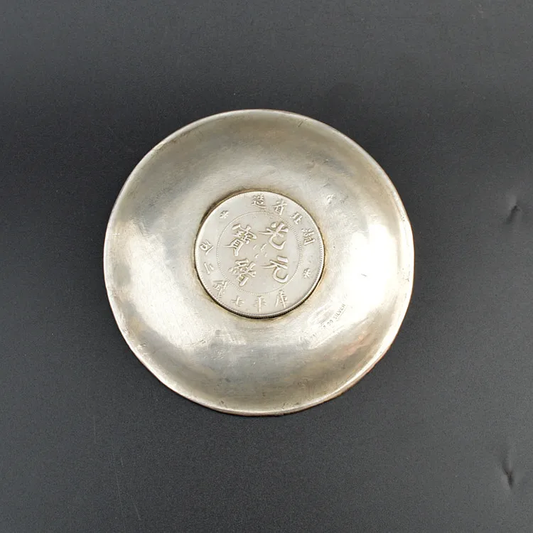 

Silver twelve Chinese Zodiac dishes, geomantic ornaments, antiques collectibles, decorative crafts
