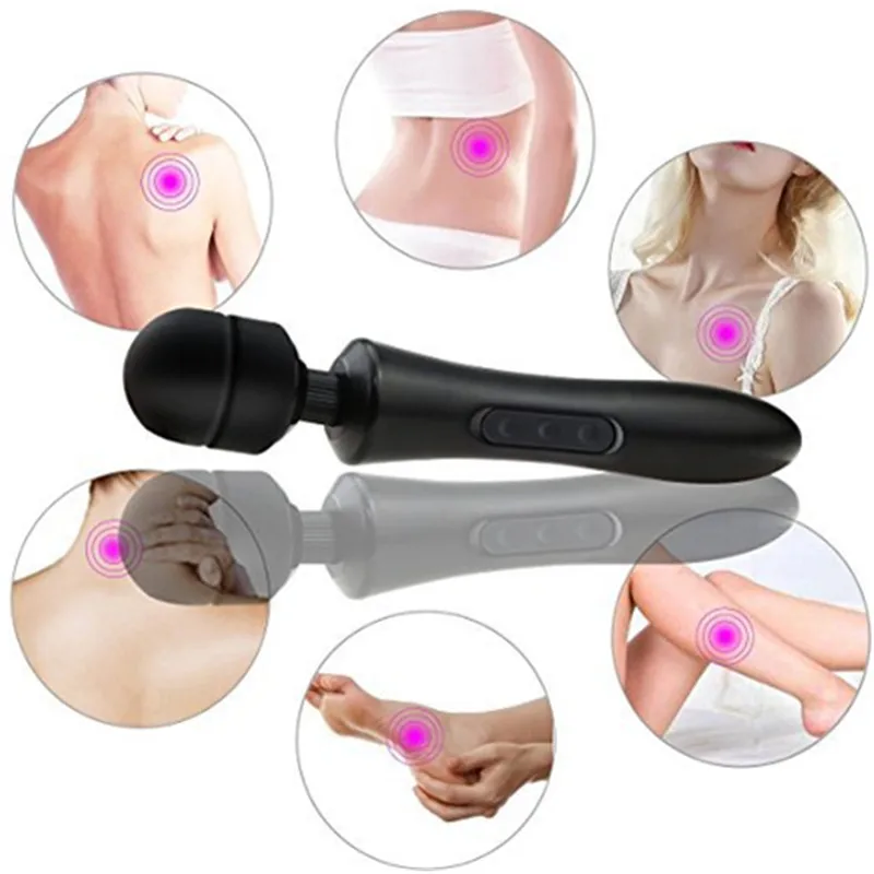 Электрические G Spot Вибраторы 8 вибрации скорости USB перезаряжаемые AV палочка