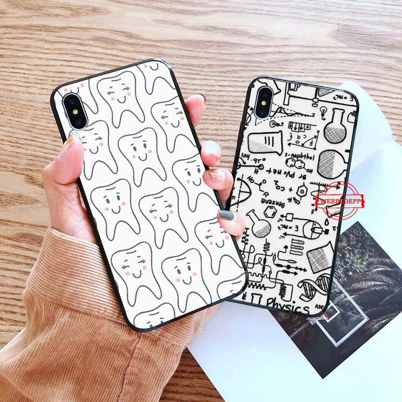 

Biology and Chemistry Silicone soft Case for iPhone 5 SE 5S 6 6S Plus 7 8 11 Pro X XS Max XR