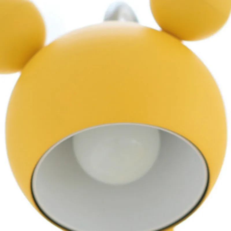 Светодиодная лампа E27 в современном стиле с милым мультяшным железом и Микки